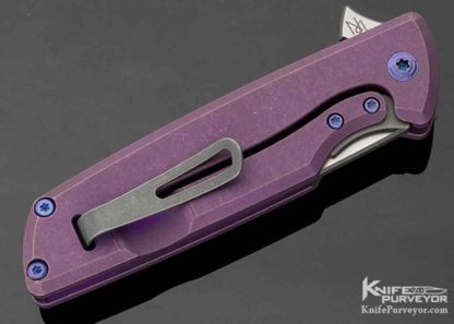 Brian Nadeau Custom Knife Mini Typhoon Frame Lock Flipper - Image 8