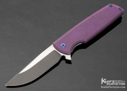 Brian Nadeau Custom Knife Mini Typhoon Frame Lock Flipper - Image 3