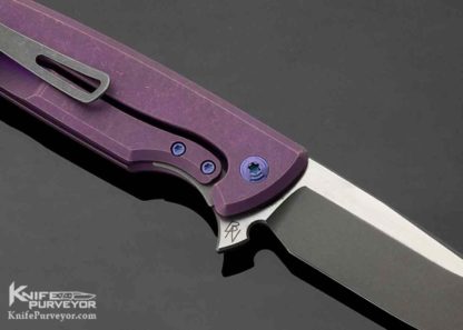 Brian Nadeau Custom Knife Mini Typhoon Frame Lock Flipper - Image 9