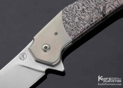 Eric Demongivert Custom Knife M3 Black "TYREX XL" Linerlock Flipper - Image 2