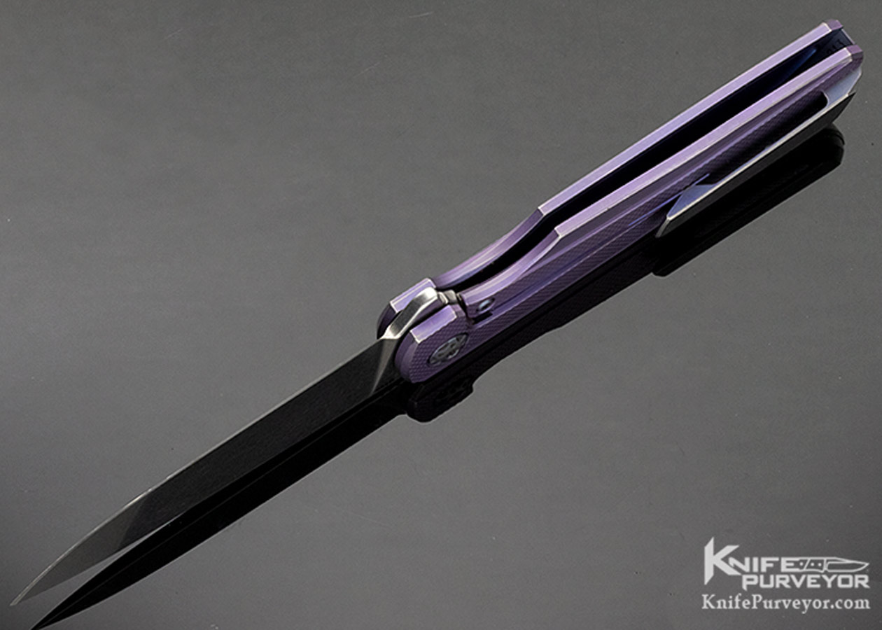 Holt Bladeworks Custom Knife Specter V-2 #213 Frame Lock Flipper - Knife  Purveyor