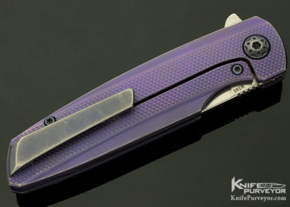 Holt Bladeworks Custom Knife "Specter" V-2 #213 Frame Lock Flipper - Image 3