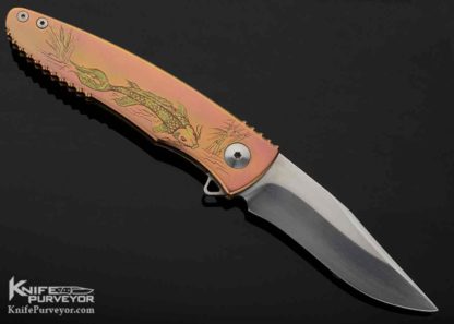 Engraved Jim Sornberger Custom Knife Flipper - Image 4