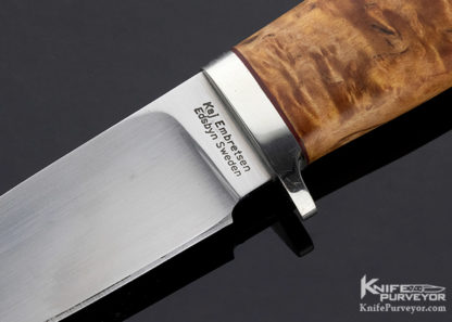 Kay Embretsen Custom Knife Burlwood Hunter - Image 2