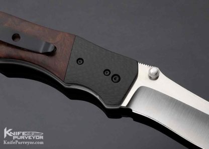 Kirby Lambert Custom Knife Ironwood Linerlock - Image 3