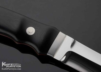 Marcus Lin Custom Knife Black Micarta Hideout - Image 3