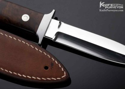 Marcus Lin Custom Knife Desert Ironwood Dagger - Image 6