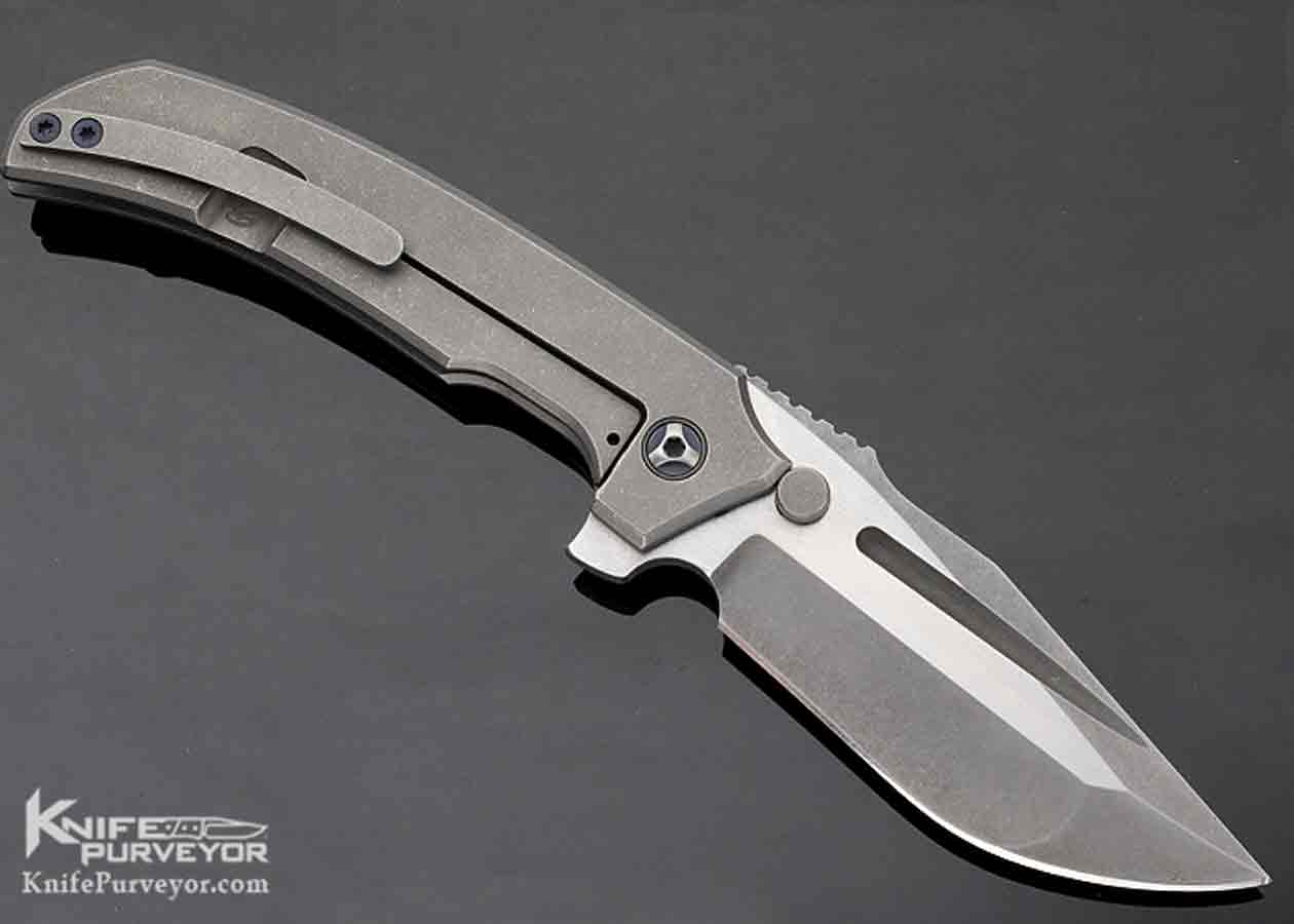 Peter Rassenti Custom Knife Satori Integral Frame Lock Flipper