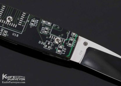 Roy Cutchin Custom Knife Computer Circuit Board Linerlock - Image 5