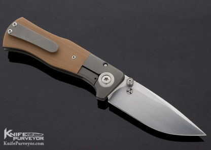 Todd Rexford Custom Knife Mini Epicenter Micarta Frame Lock 10917