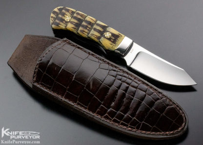 Bill Kennedy Custom Knife Model 11 Small Hunter with Armadillo Scales