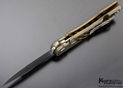 Brian Nadeau Custom Knife Titanium Cyclone Flipper - Image 2