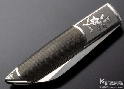 Scott Sawby Custom Knife Christy George Engraved Modified Combat Utility