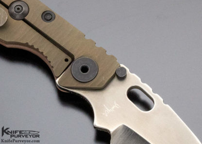 Duane Dwyer Custom Knife G-10 SNG Tanto With Reversed Blade - Image 5