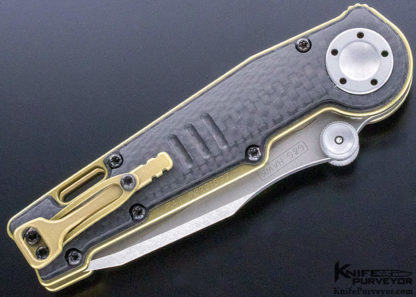 Grant & Gavin Hawk Custom Knife "MUDD" Titanium and Carbon Fiber Deadlock - Image 6