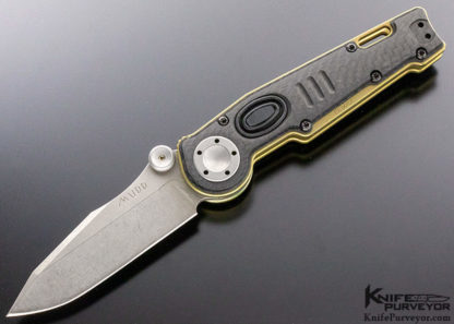 Grant & Gavin Hawk Custom Knife "MUDD" Titanium and Carbon Fiber Deadlock - Image 4