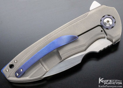 Michael Burch Custom Knife Vented Slim Genisis Framelock Flipper