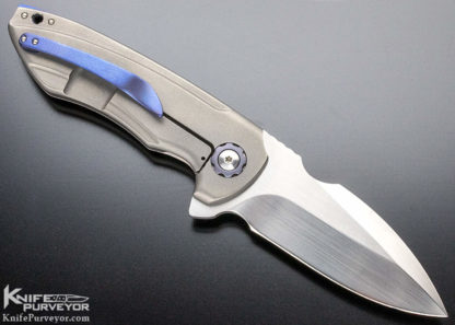 Michael Burch Custom Knife Vented Slim Genisis Framelock Flipper - Image 7