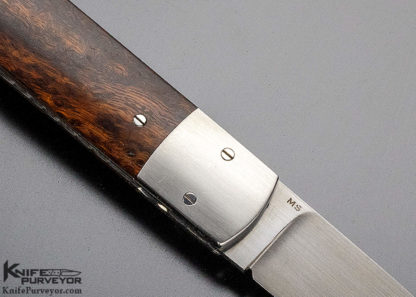 Michael Vagnino Custom Knife Desert Ironwood Linerlock - Image 8