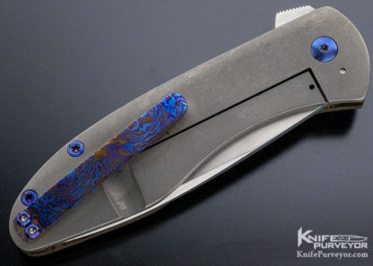 Michael Vagnino Custom Knife "Velox" Timascus Framelock Flipper - Image 7