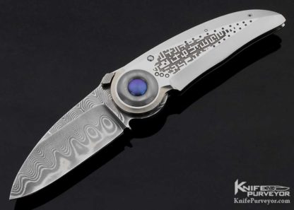 Michael Walker Custom Knife Damasteel Blade Lock 10618