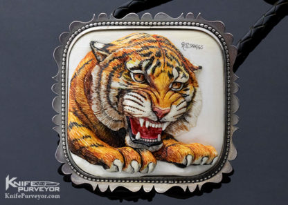 Ron Skaggs Custom Tiger Bolo Tie - Image 3