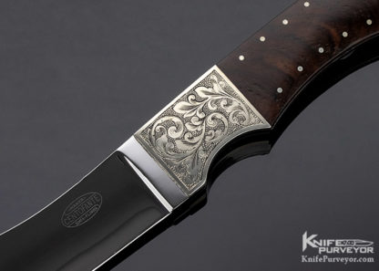 Frank Centofante Custom Knife Nesmuk Skinner Engraved by Simon Lytton - Image 2