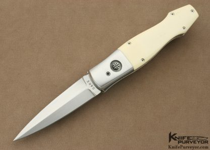 Charlie Dake Custom Knife Auto Button Lock Dagger