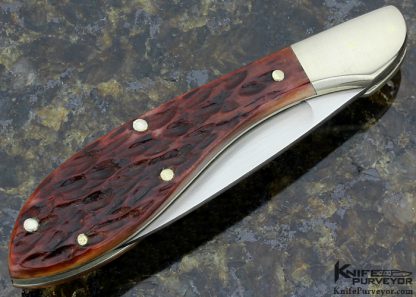 Tony Bose Custom Knife Jigged Bone Slipjoint - Image 2