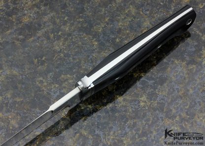 Dietmar Kressler Custom Knife Semi Integral Asymmetrical Spear Point - Image 4