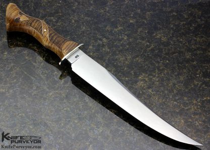 Bill Moran Custom Knife ST-24 Fighter with Moon Face Sheath - Image 4