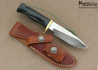 Randall Custom Knife Black Micarta & Brass Miniature - Image 4