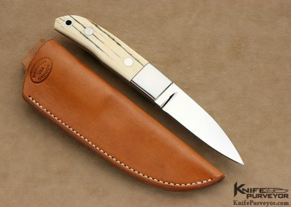 Thad Buchanan Custom Knife  Loveless Style Stiffhorn - Image 3