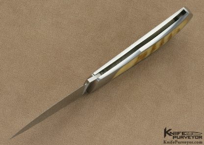 Dick Hodgson Custom Knife Ram's Horn Interframe Lockback - Image 5