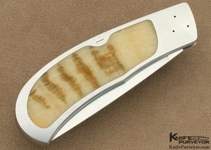 Dick Hodgson Custom Knife Ram's Horn Interframe Lockback - Image 3