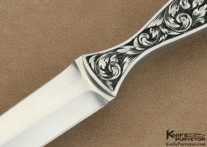 Ben Shostle Custom Knife Sole Authorship Engraved Dagger - Image 2