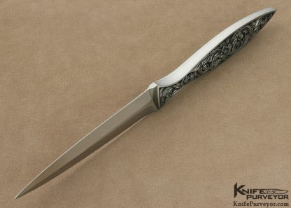 Ben Shostle Custom Knife Sole Authorship Engraved Dagger - Image 4