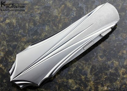 William Tuch Custom Knife Art Deco Lockback Dagger - Image 3