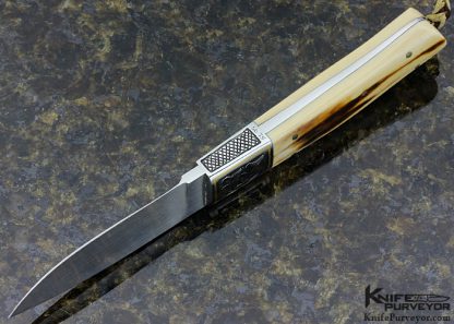 Yoshihito Aida Custom Knife  Hunter Engraved by Simon Lytton - Image 6