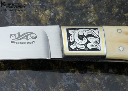 Yoshihito Aida Custom Knife  Hunter Engraved by Simon Lytton - Image 2