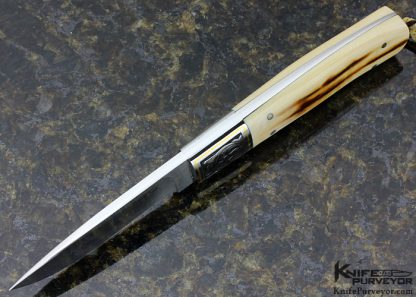 Yoshihito Aida Custom Knife  Hunter Engraved by Simon Lytton - Image 5