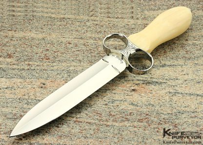 Willie Rigney Custom Knife Julie Waresnki Engraved Ring Guard Dagger