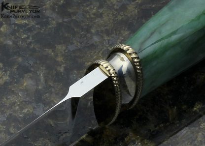 Yasutaka Wada Custom Knife Carved Jade Dagger - Image 7