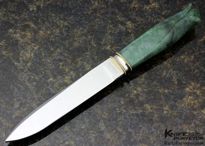 Yasutaka Wada Custom Knife Carved Jade Dagger