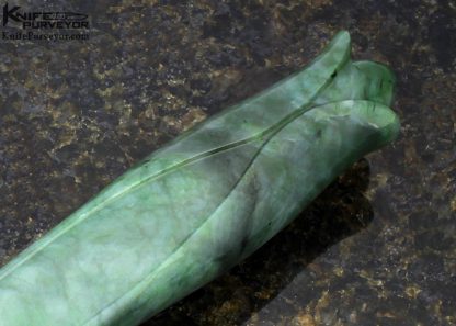 Yasutaka Wada Custom Knife Carved Jade Dagger - Image 3