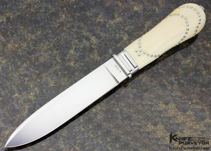 Willie Rigney Custom Knife Silver Studded San Francisco Dagger