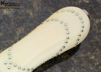 Willie Rigney Custom Knife Silver Studded San Francisco Dagger - Image 3