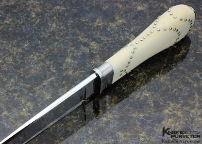 Willie Rigney Custom Knife Silver Studded San Francisco Dagger - Image 6