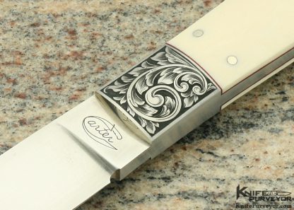 Dr. Fred Carter Custom Knife Sole Authorship Engraved Boot Knife - Image 2