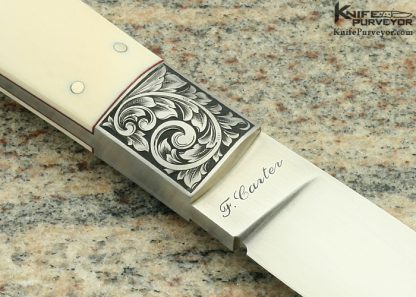 Dr. Fred Carter Custom Knife Sole Authorship Engraved Boot Knife - Image 4